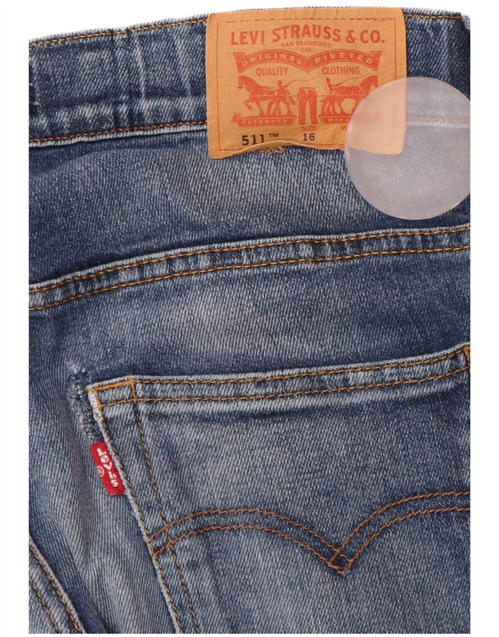 Levi's Boys 511 Slim Jeans 15-16 Years W30 L32 Blue