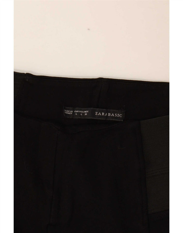 Zara Womens Leggings UK 14 Large  Black