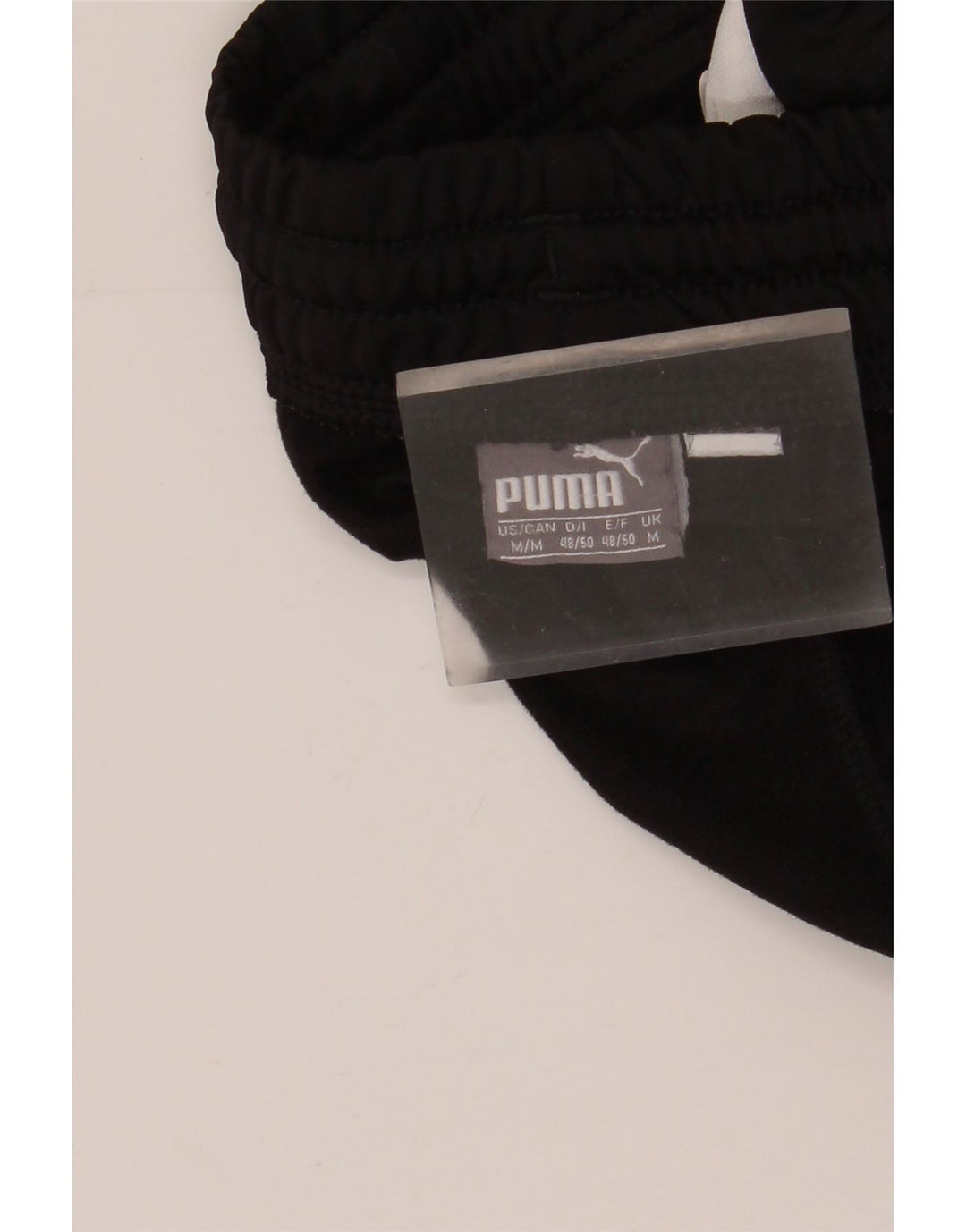PUMA Mens Tracksuit Trousers Medium  Black Colourblock