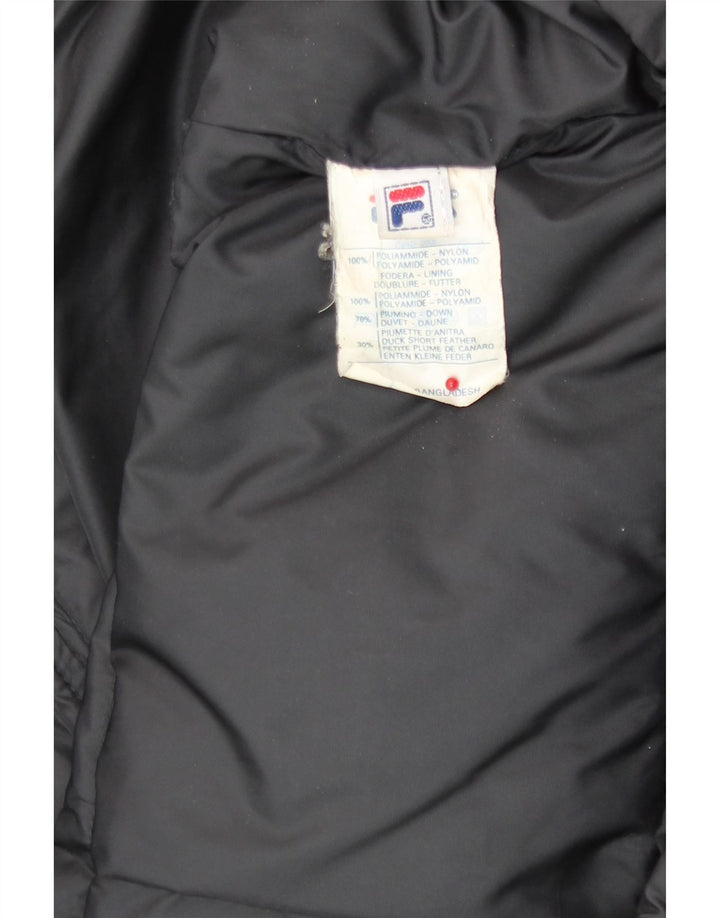 Fila Mens Padded Gilet IT 52 XL Black Polyamide