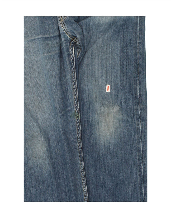LEVI'S Mens Straight Jeans W38 L32  Blue Cotton