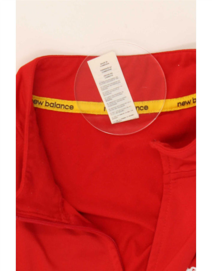New Balance Mens Liverpool Graphic Pullover Tracksuit Top Large Red