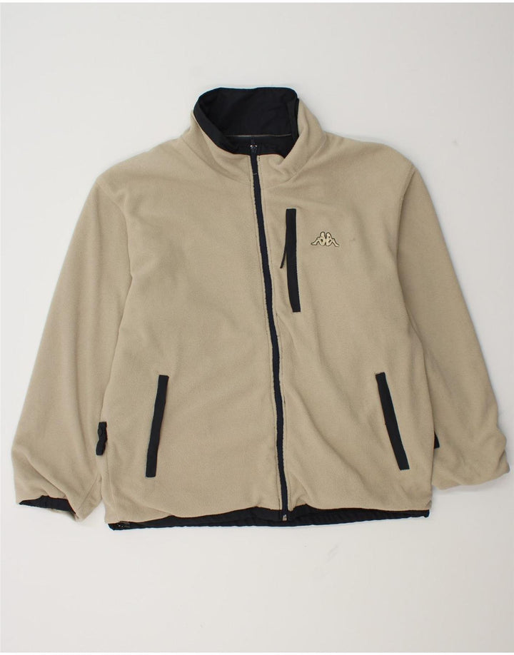 Kappa Mens Loose Fit Reversible Jacket UK 36 Small Navy Blue Polyester