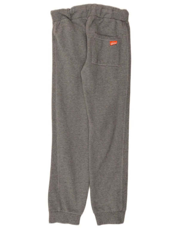 Superdry Mens Tracksuit Trousers Joggers Medium Grey Flecked Sports