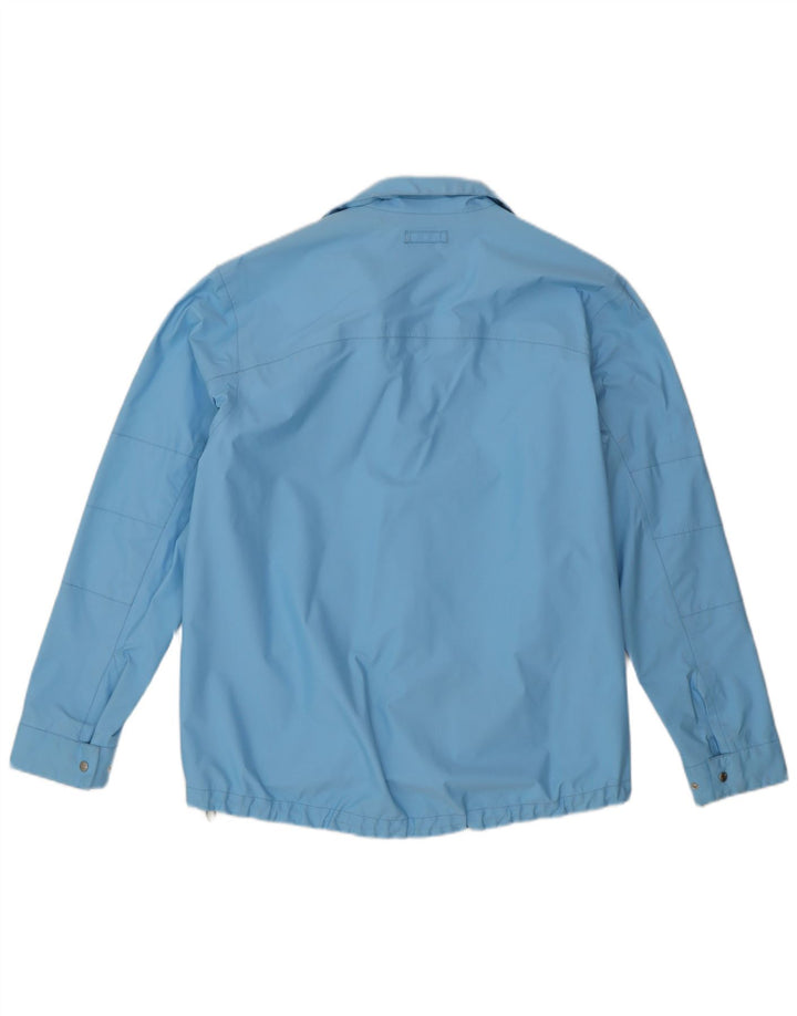 Escada Womens Oversized Rain Jacket UK 10 Small Blue
