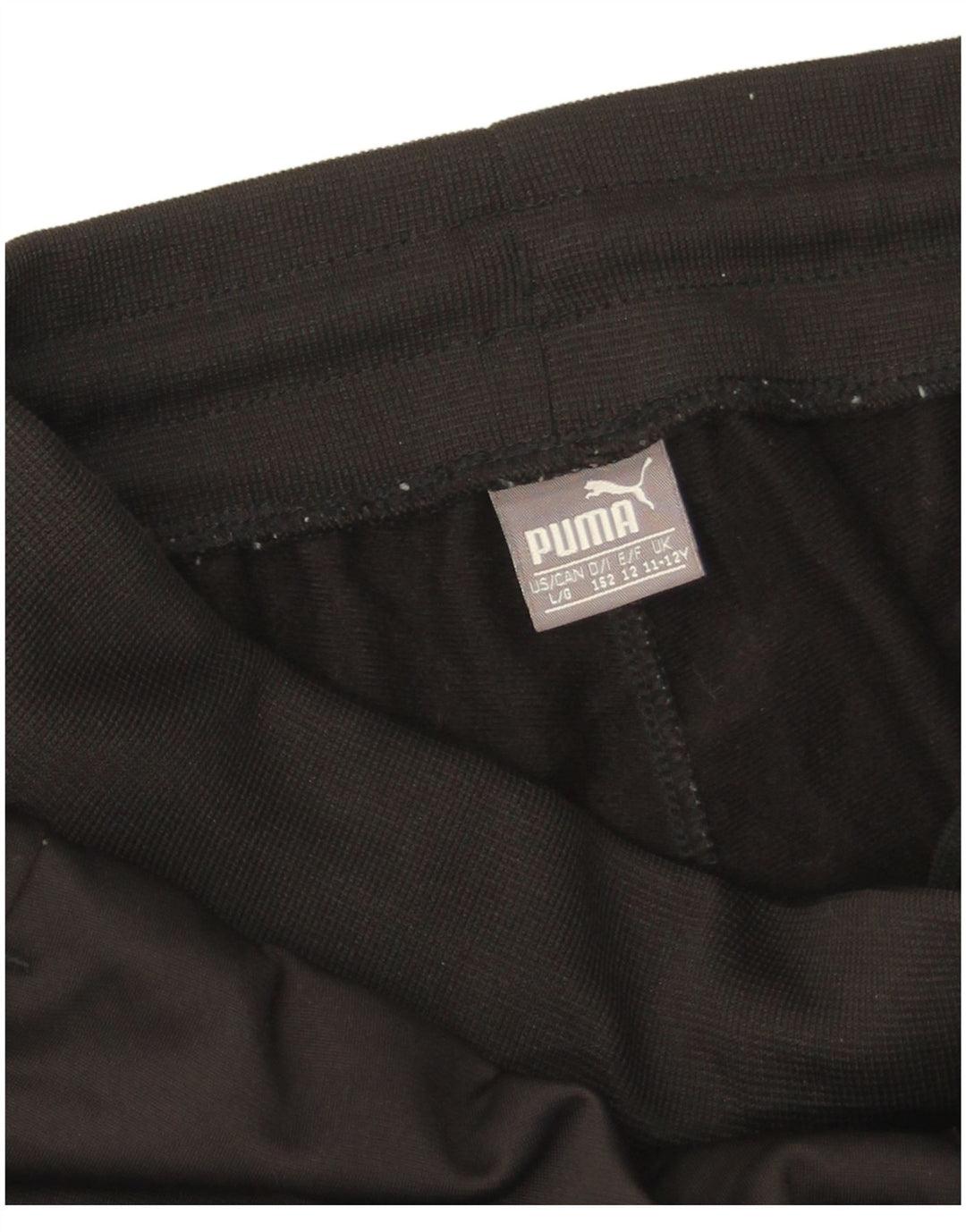 Puma Boys Graphic Tracksuit Trousers Joggers 11-12 Years  Black Polyester