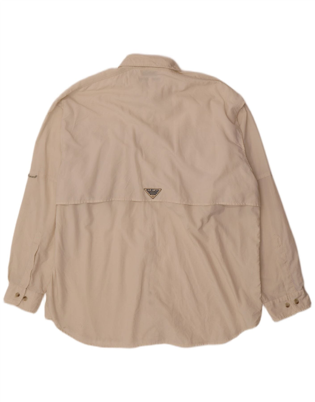 Columbia Mens Shirt XL White Polyester