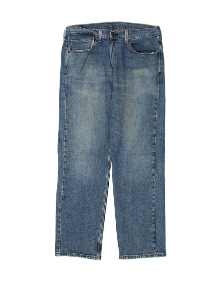 LEVI'S Mens 505 Straight Jeans W36 L30 Blue Cotton Vintage Levi's and Second-Hand Levi's from Messina Hembry 