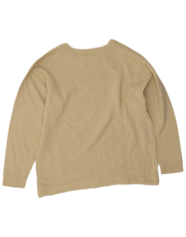 Champion Womens Graphic Oversized Sweatshirt Jumper UK 10 Small Green