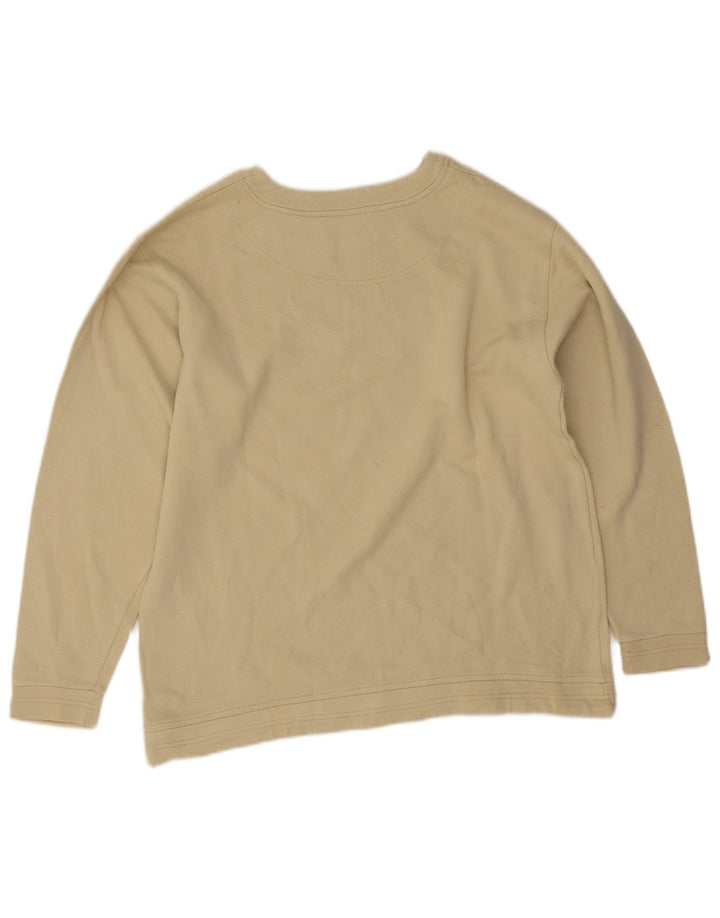 Champion Womens Graphic Oversized Sweatshirt Jumper UK 10 Small Green