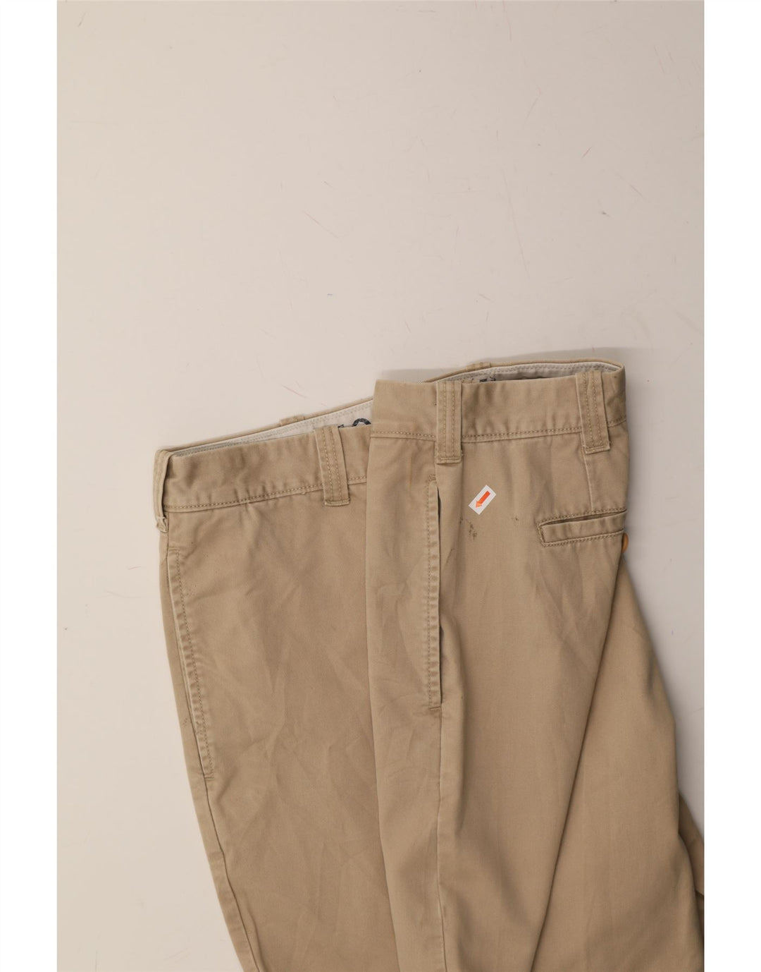 IZOD Mens Straight Chino Trousers  W38 L30 Beige Cotton Vintage Izod and Second-Hand Izod from Messina Hembry 