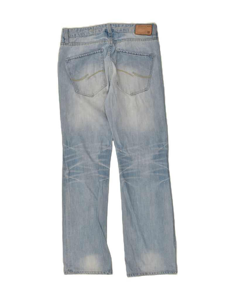 JACK & JONES Mens Straight Jeans W34 L34 Blue Cotton | Vintage Jack & Jones | Thrift | Second-Hand Jack & Jones | Used Clothing | Messina Hembry 