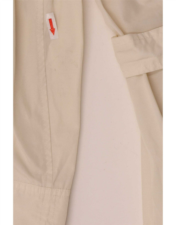 Max & Co. Womens Trench Coat UK 14 Medium Off White Polyamide