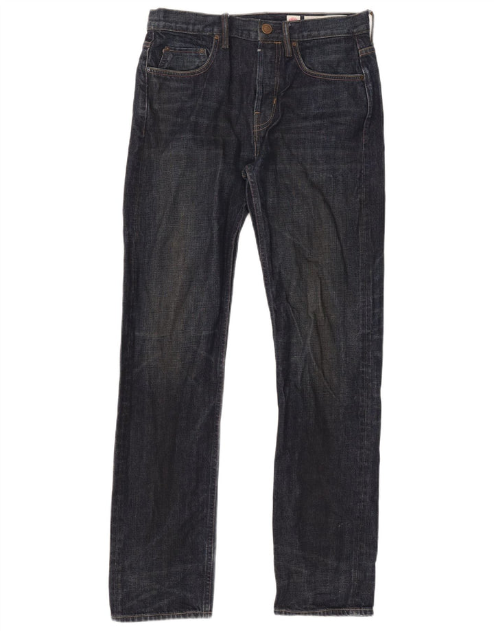 All Saints Mens Slim Jeans W32 L33 Navy Blue Cotton