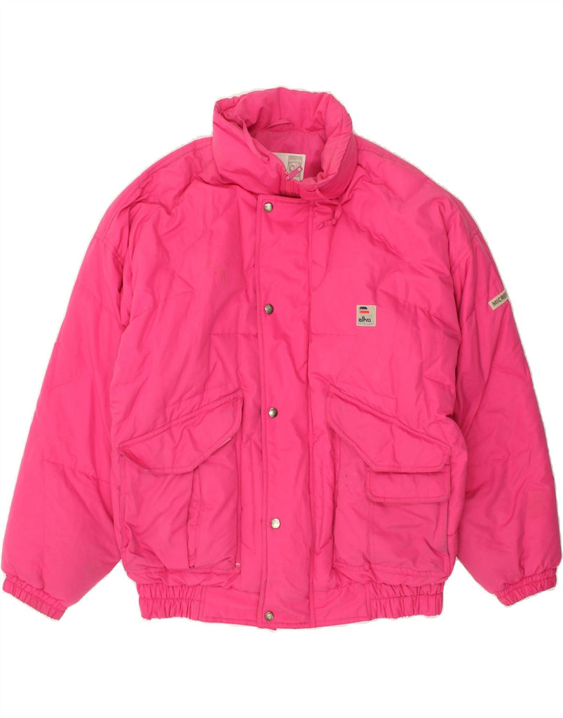 ELHO Mens Ski Jacket Large Pink Polyester | Vintage Elho | Thrift | Second-Hand Elho | Used Clothing | Messina Hembry 