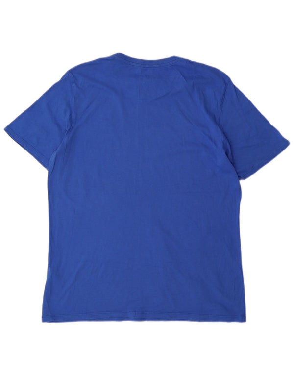 Nike Mens T-Shirt Top Large Blue Cotton