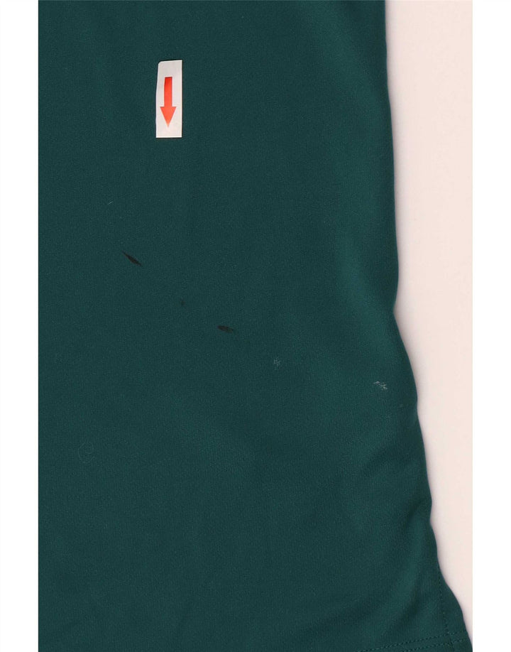 Adidas Mens Polo Shirt Large Green Polyester