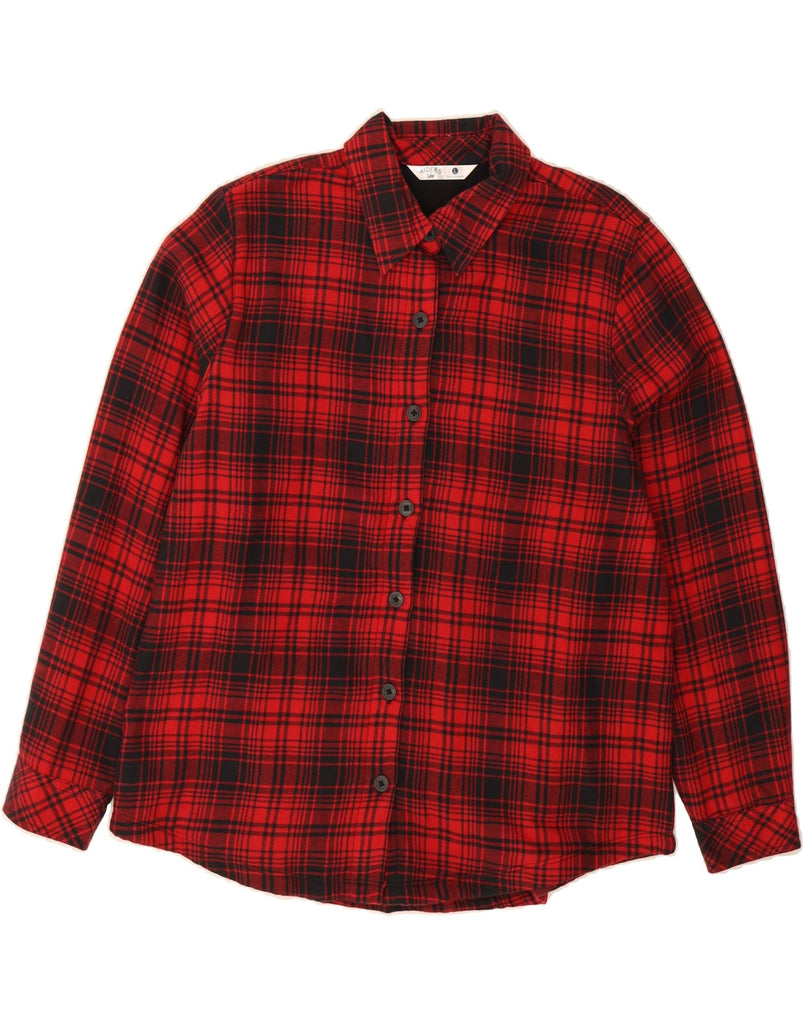 LEE Womens Riders Flannel Shirt UK 16 Large Red Check Cotton Vintage Lee and Second-Hand Lee from Messina Hembry 
