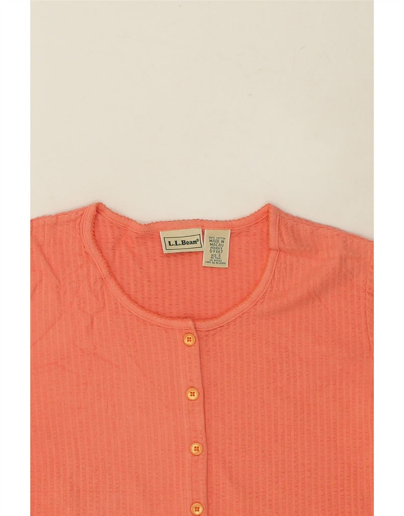 L.L.BEAN Womens Shirt Blouse UK 10 Small Orange Cotton | Vintage L.L.Bean | Thrift | Second-Hand L.L.Bean | Used Clothing | Messina Hembry 