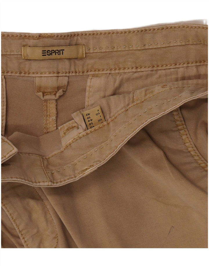 Esprit Womens Chino Shorts UK 14 Large W32 Khaki