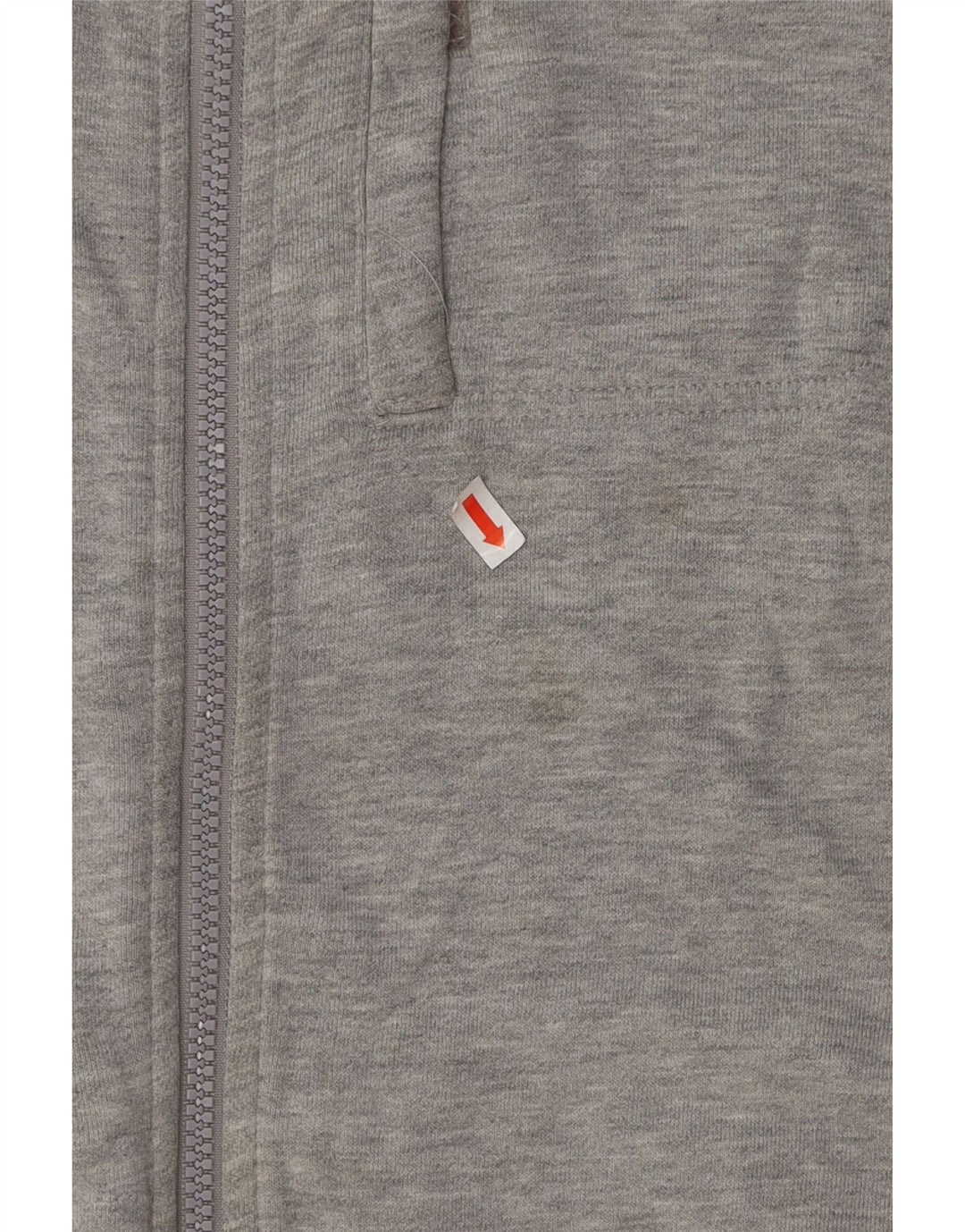 Adidas Mens Tracksuit Top Jacket Large Grey Flecked Cotton