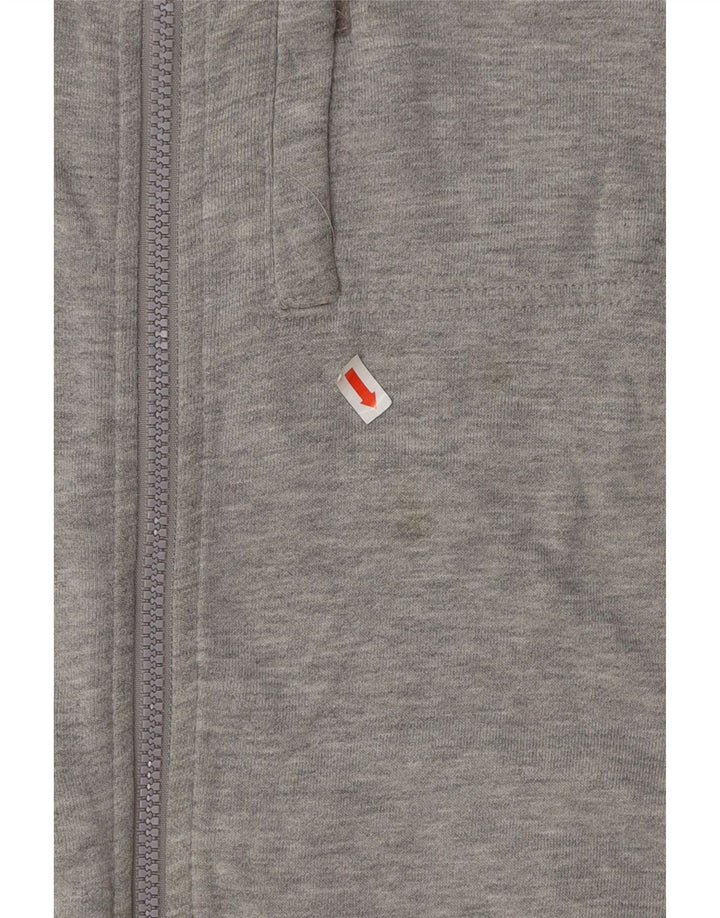 Adidas Mens Tracksuit Top Jacket Large Grey Flecked Cotton