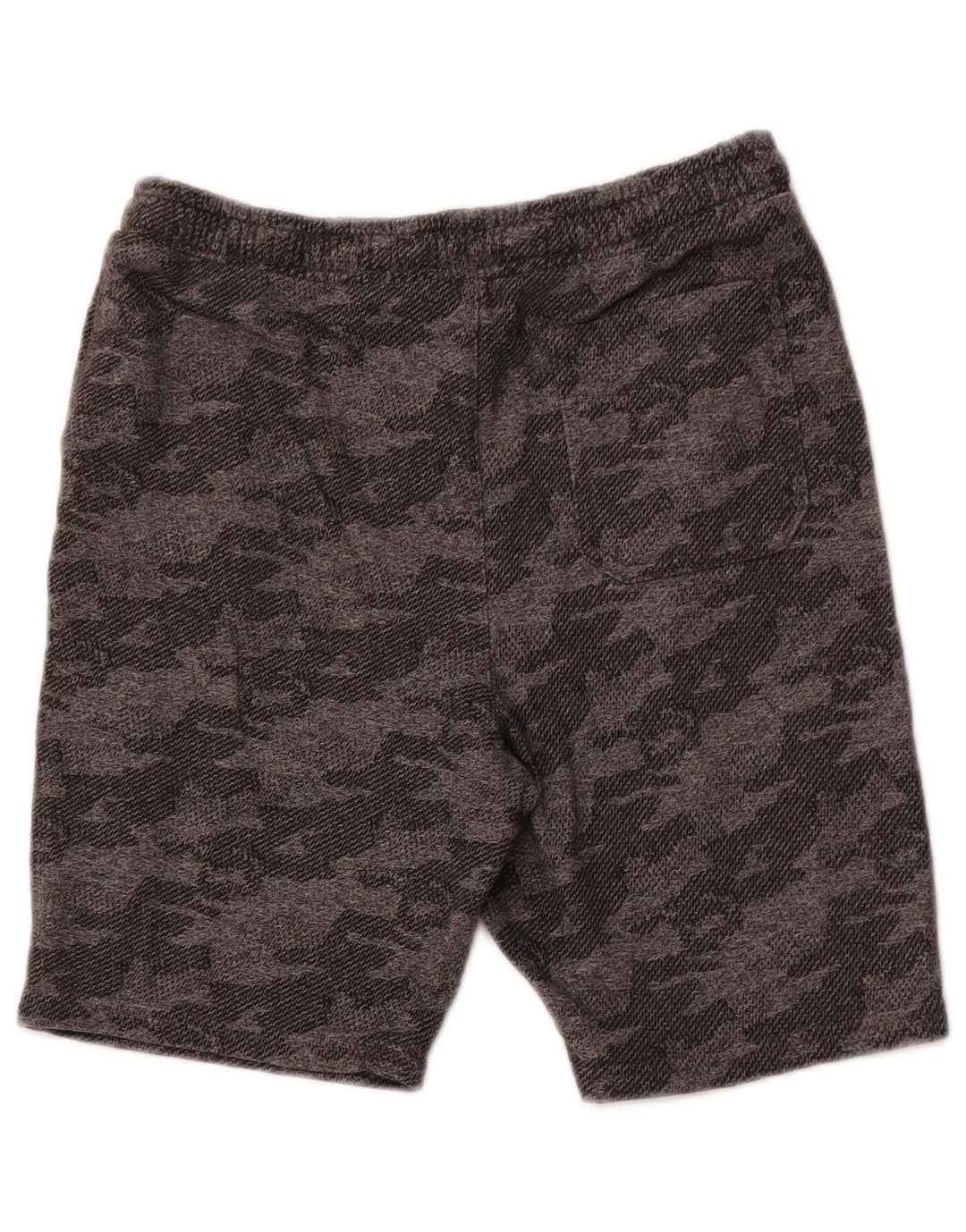 MARKS & SPENCER Boys Sport Shorts 13-14 Years Grey Camouflage Cotton