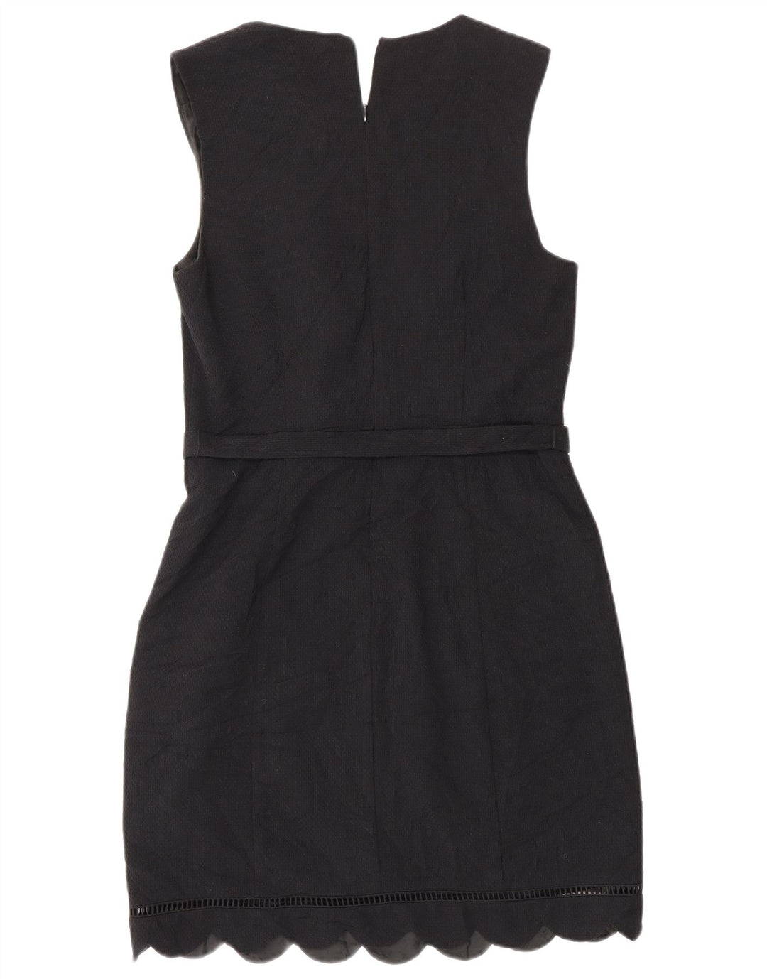 Oasis Womens Sleeveless Sheath Dress UK 12 Medium Black Polyester