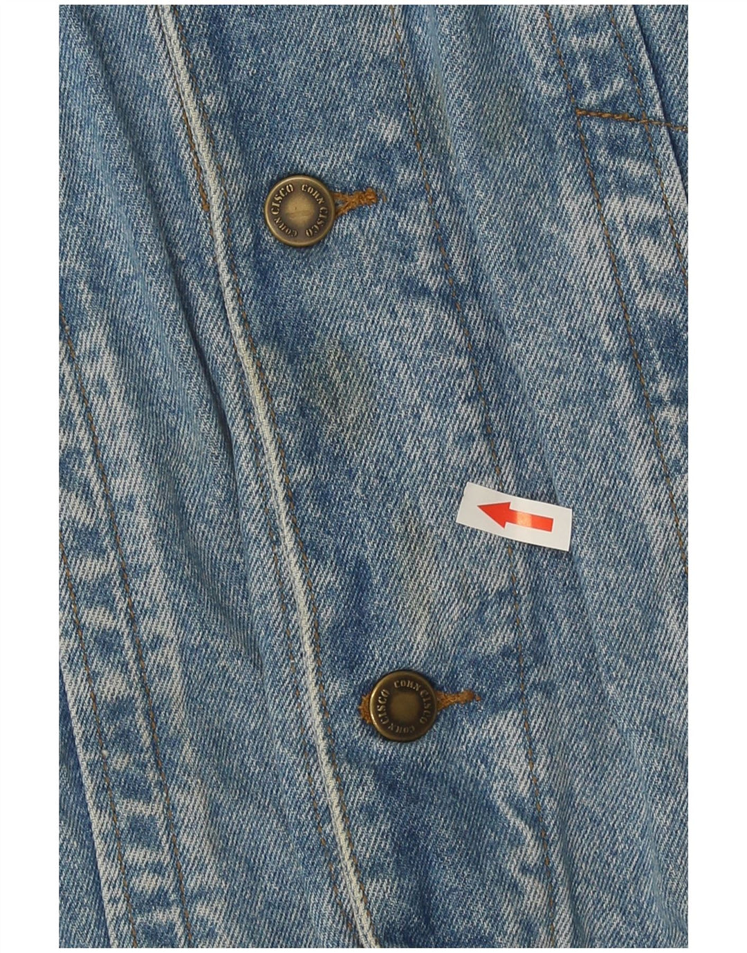 Vintage Mens Denim Jacket UK 42 XL Blue