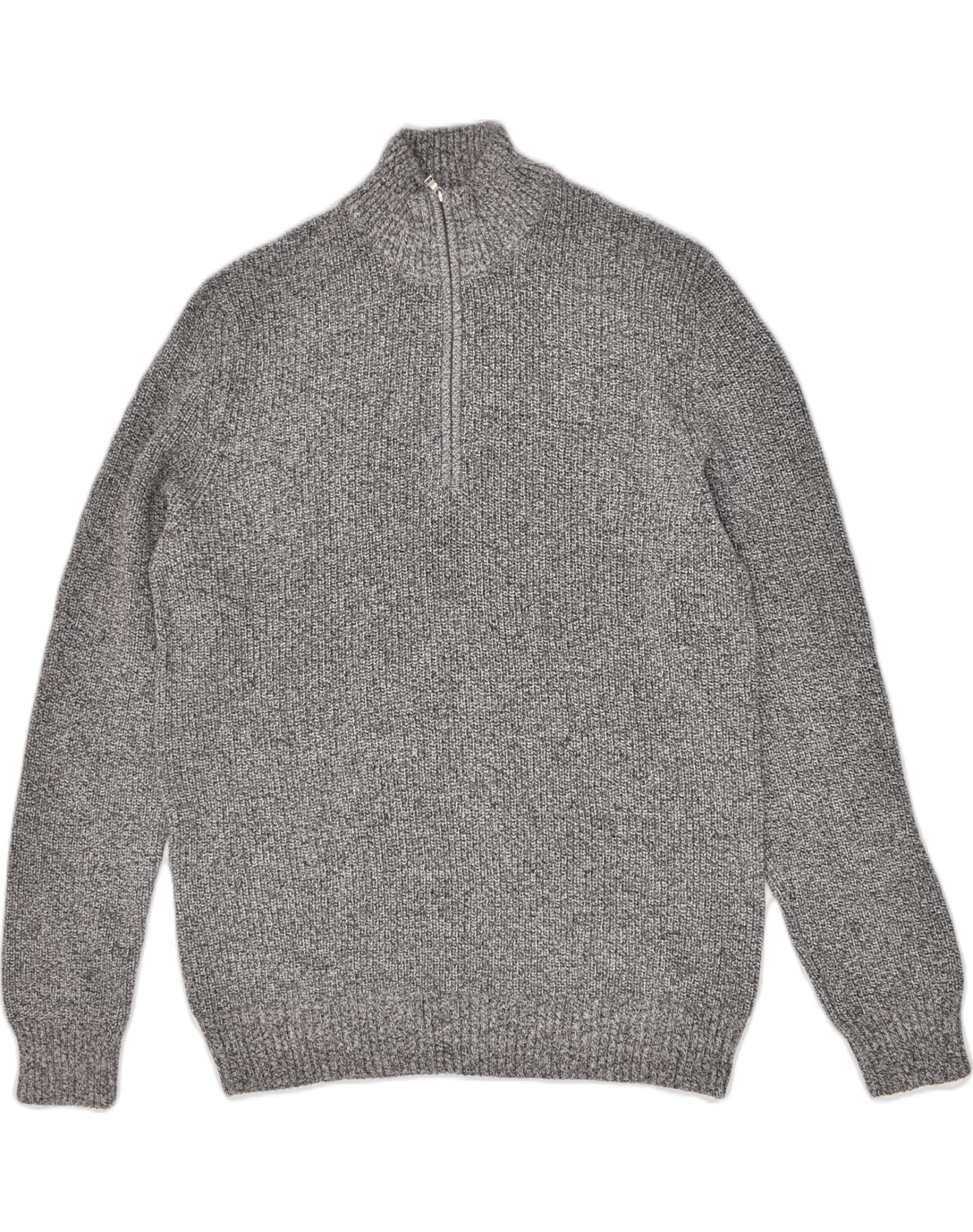 Grey calvin klein jumper mens sale