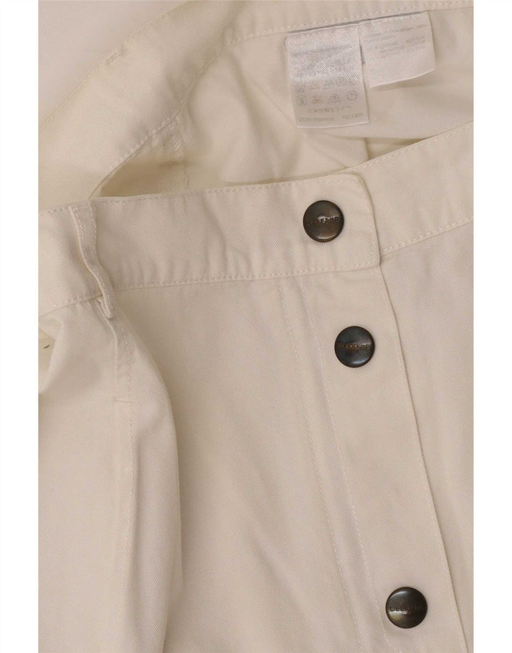 Weekend Womens A-Line Skirt UK 14 Medium W30 White Cotton