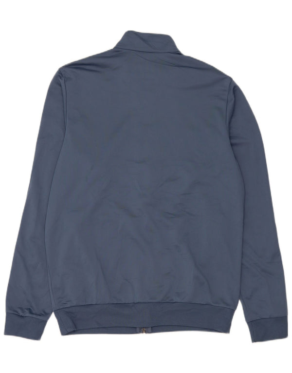 Adidas Mens Tracksuit Top Jacket Medium Navy Blue Polyester