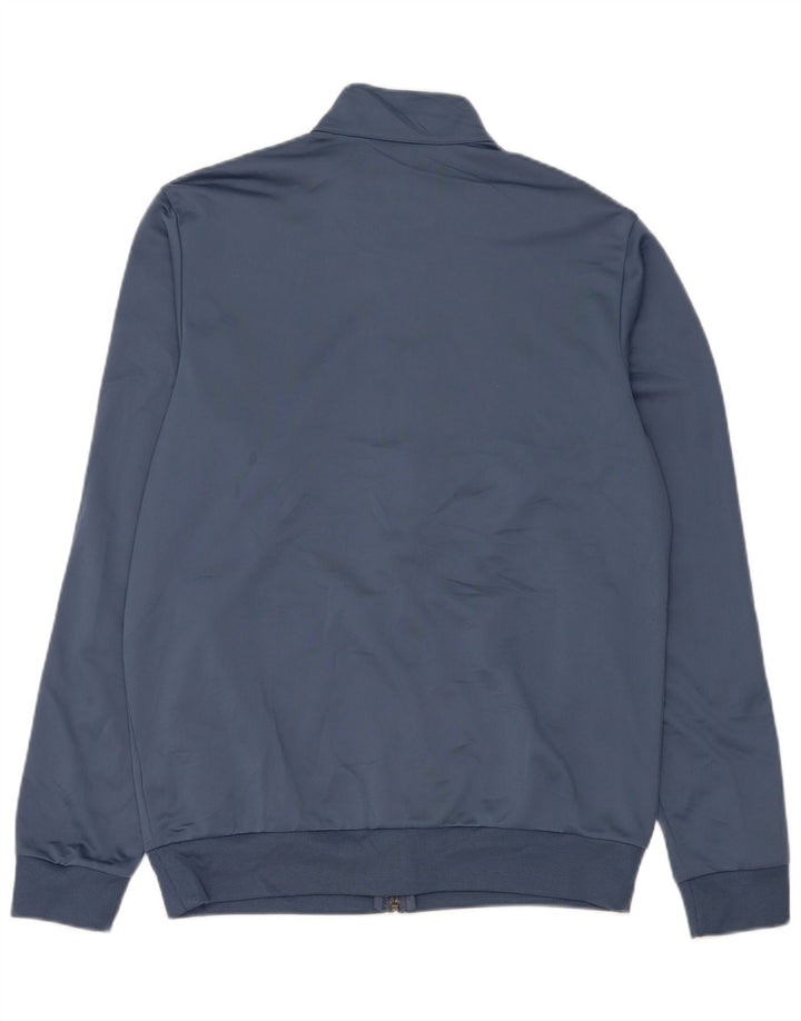 Adidas Mens Tracksuit Top Jacket Medium Navy Blue Polyester