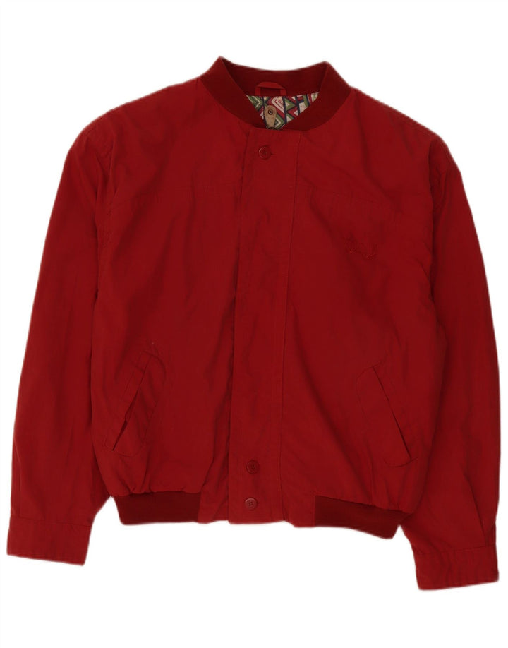 Brugi Womens Bomber Jacket UK 18 XL Red