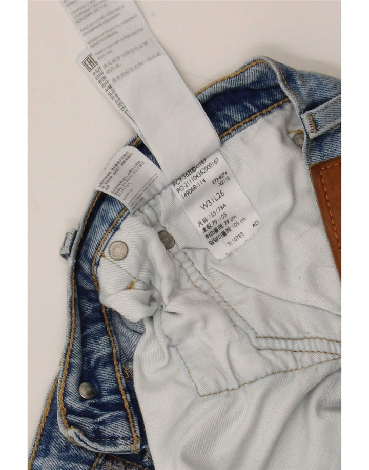 Levi's Mens 501 Straight Jeans W31 L26 Blue Cotton