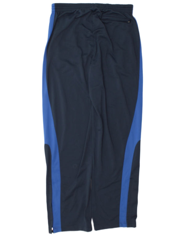 Fila Mens Tracksuit Trousers IT 52/54 Large Navy Blue Colourblock
