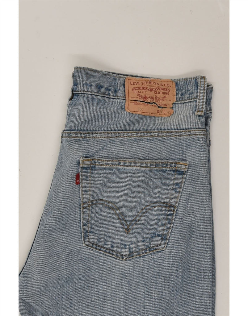 LEVI'S Mens 507 Straight Jeans W36 L25 Blue | Vintage Levi's | Thrift | Second-Hand Levi's | Used Clothing | Messina Hembry 