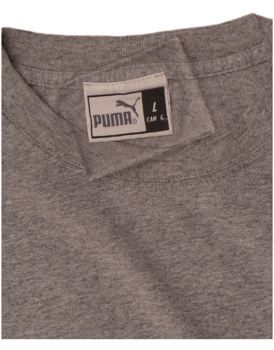 PUMA Mens Graphic T-Shirt Top Large Grey