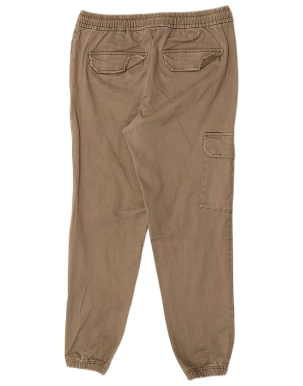 Jack & Jones Mens Joggers Cargo Trousers Small W28 L27 Khaki Cotton