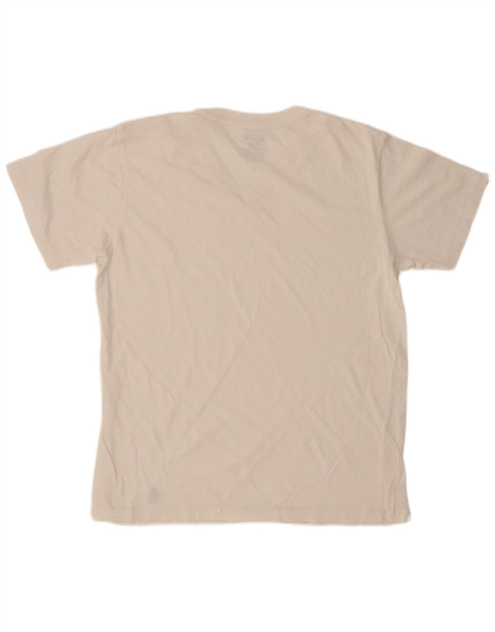 PENGUIN Mens T-Shirt Top Medium White Cotton