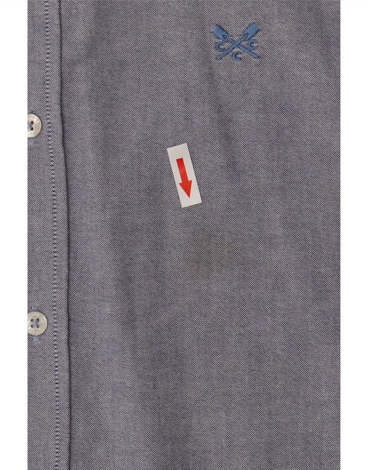 Crew Clothing Mens Slim Fit Shirt Small Blue Cotton