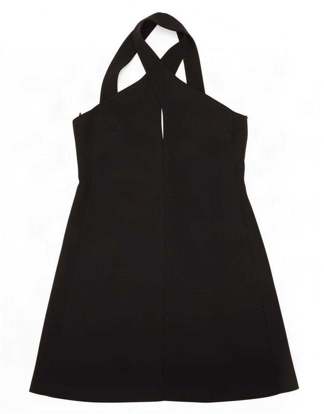 Zara Womens Halter Dress UK 6 XS Black Polyester