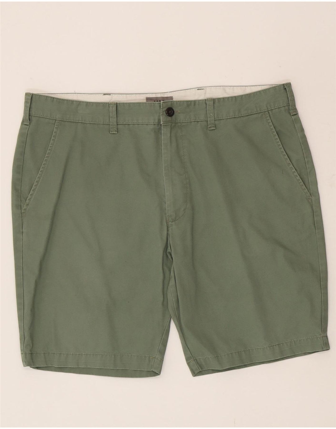 Marks & Spencer Mens Chino Shorts W38 XL Green Cotton