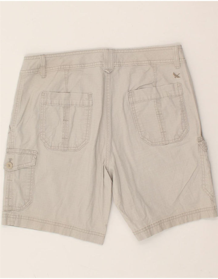 EDDIE BAUER Womens Cargo Shorts US 8 Medium W30  Grey Cotton Vintage Eddie Bauer and Second-Hand Eddie Bauer from Messina Hembry 