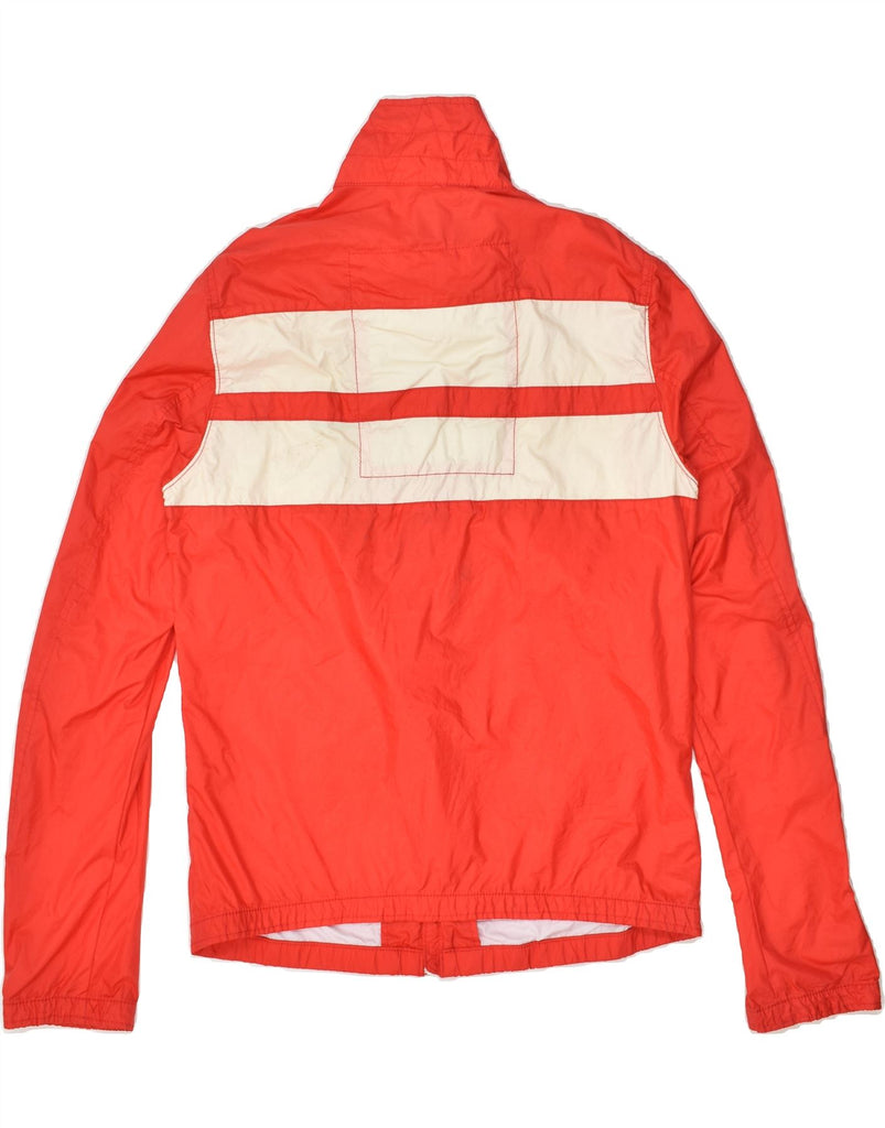 HOLLISTER Womens Rain Jacket UK 16 Large Orange Nylon | Vintage Hollister | Thrift | Second-Hand Hollister | Used Clothing | Messina Hembry 