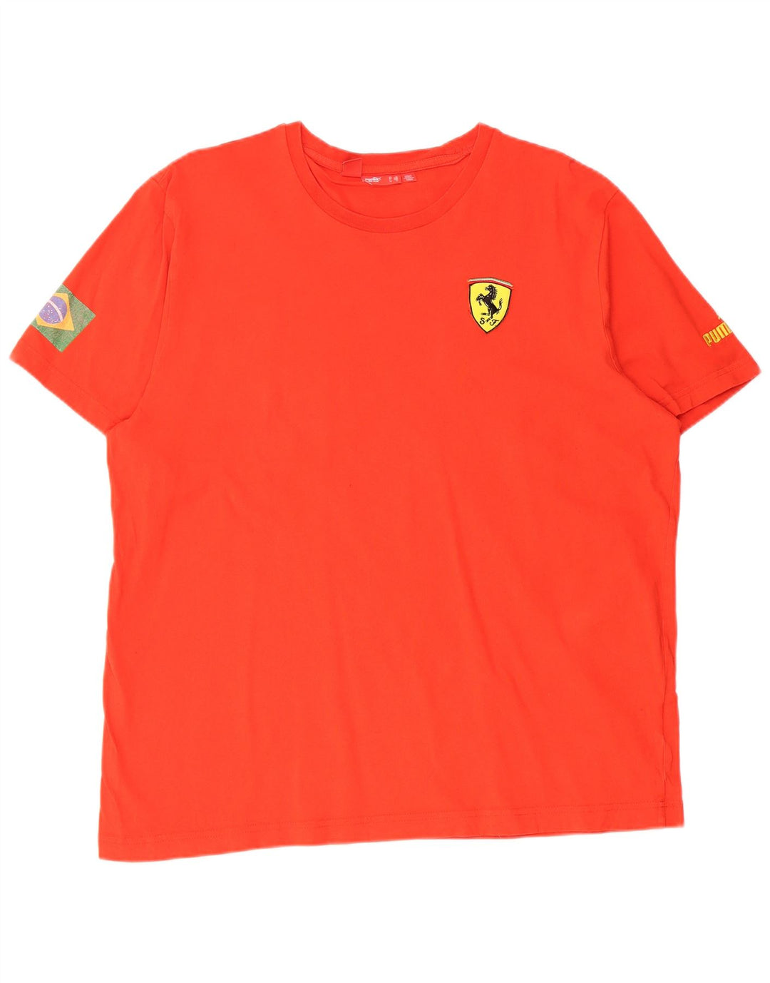 PUMA Mens Ferrari T-Shirt Top XL Red