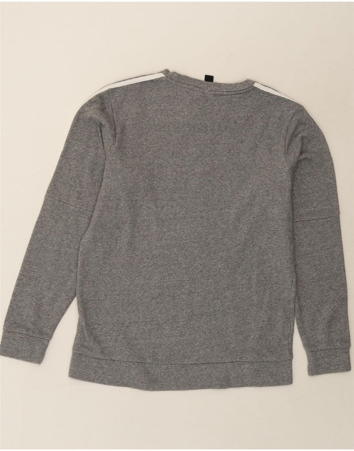 ADIDAS Mens Sweatshirt Jumper Medium Grey Cotton Vintage Adidas and Second-Hand Adidas from Messina Hembry 
