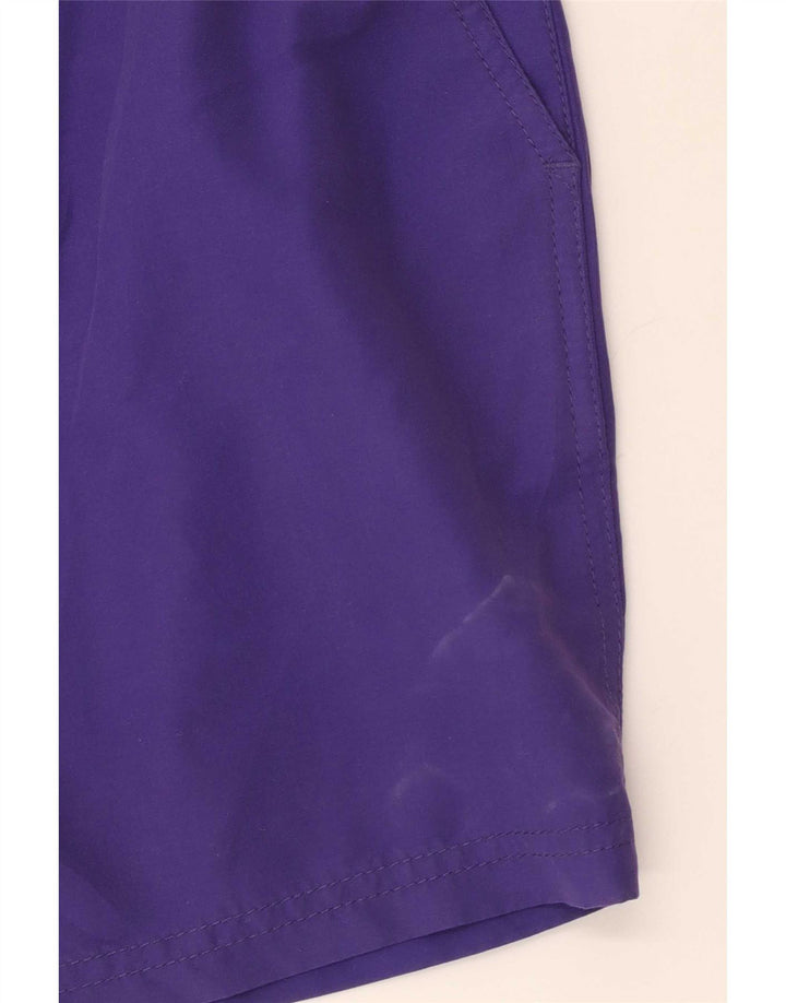 Marks & Spencer Mens Swimming Shorts Medium Purple Polyester