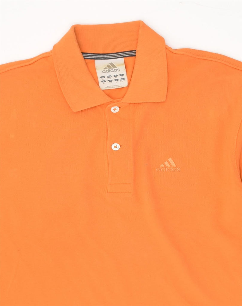 ADIDAS Mens Polo Shirt XS Orange Cotton | Vintage Adidas | Thrift | Second-Hand Adidas | Used Clothing | Messina Hembry 