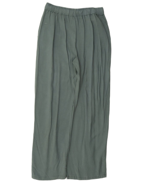 Zara Womens Wide Leg Casual Trousers Medium W28 L29 Green